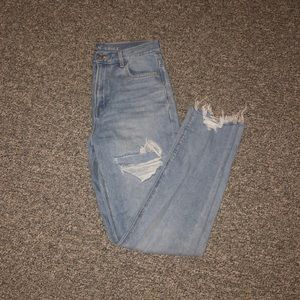 American Eagle mom jeans.